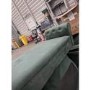 GRADE A2 - Green Velvet End-of-Bed Bench with Roll-Top Arms - Safina