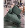 GRADE A2 - Dark Green Velvet Armchair - Payton