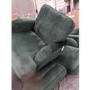 GRADE A2 - Dark Green Velvet Armchair - Payton