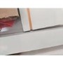GRADE A2 - Light Grey Painted 3 Drawer Bedside Table - Finch