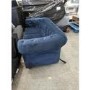 GRADE A2 - 3 Seater Pull Out Chesterfield Sofa Bed in Navy Blue Velvet - Bronte