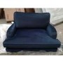 GRADE A2 - Pet Sofa Bed in Blue Velvet - Suitable for Dogs & Cats - Payton