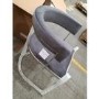 GRADE A2 - Grey Velvet Cantilever Dining Armchair - Alana Boutique