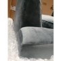 GRADE A2 - 4 Seater Left Hand Facing L Shaped Sofa in Petrol Blue Velvet - Payton
