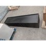 GRADE A2 - Large Black Oak TV Unit with Storage - TV's up to 70" - Helmer
