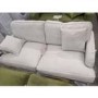 GRADE A2 - Beige Woven Fabric 3 Seater Sofa - Payton
