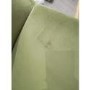 GRADE A2 - Olive Green Velvet Wingback Armchair - Rupert
