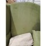 GRADE A2 - Olive Green Velvet Wingback Armchair - Rupert
