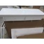 GRADE A2 - White Painted Dressing Table with 2 Drawers - Georgia