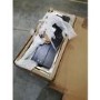 GRADE A2 - Large Black Console Table with Drawers - Akila