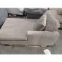 GRADE A2 - 4 Seater Right Hand Facing L Shaped Sofa in Mink Velvet - August