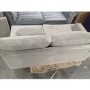 GRADE A2 - 4 Seater Right Hand Facing L Shaped Sofa in Mink Velvet - August