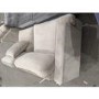 GRADE A2 - 4 Seater Right Hand Facing L Shaped Sofa in Mink Velvet - August