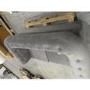 GRADE A2 - Grey Velvet 2 Seater Chesterfield Sofa - Bronte
