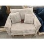 GRADE A2 - Beige Fabric Pocket Sprung Loveseat - Archie