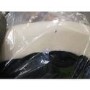 GRADE A2 - Cream Faux Leather Bar Stool with Back - 77cm - Macie