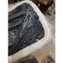GRADE A2 - Cream Faux Leather Bar Stool with Back - 77cm - Macie