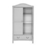 Nursery Wardrobe with Drawer in Grey - Toulouse - East Coast