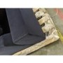 GRADE A2 - 4 Seater Right Hand Facing L Shaped Sofa in Navy Blue - August