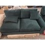 GRADE A2 - 5 Seater Corner Sofa in Bottle Green Sustainable Velvet Fabric - Tatum