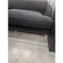 GRADE A2 - Black Velvet 3 Seater Sofa - Payton