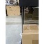 GRADE A3 - 72 Inch Black Inset Electric Media Wall Fireplace - AmberGlo
