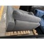 GRADE A2 - Charcoal Grey Velvet Loveseat - August