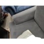 GRADE A2 - Charcoal Grey Velvet Loveseat - August