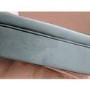 GRADE A2 - Green Velvet End-of-Bed Bench with Roll-Top Arms - Safina