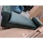 GRADE A2 - Green Velvet End-of-Bed Bench with Roll-Top Arms - Safina