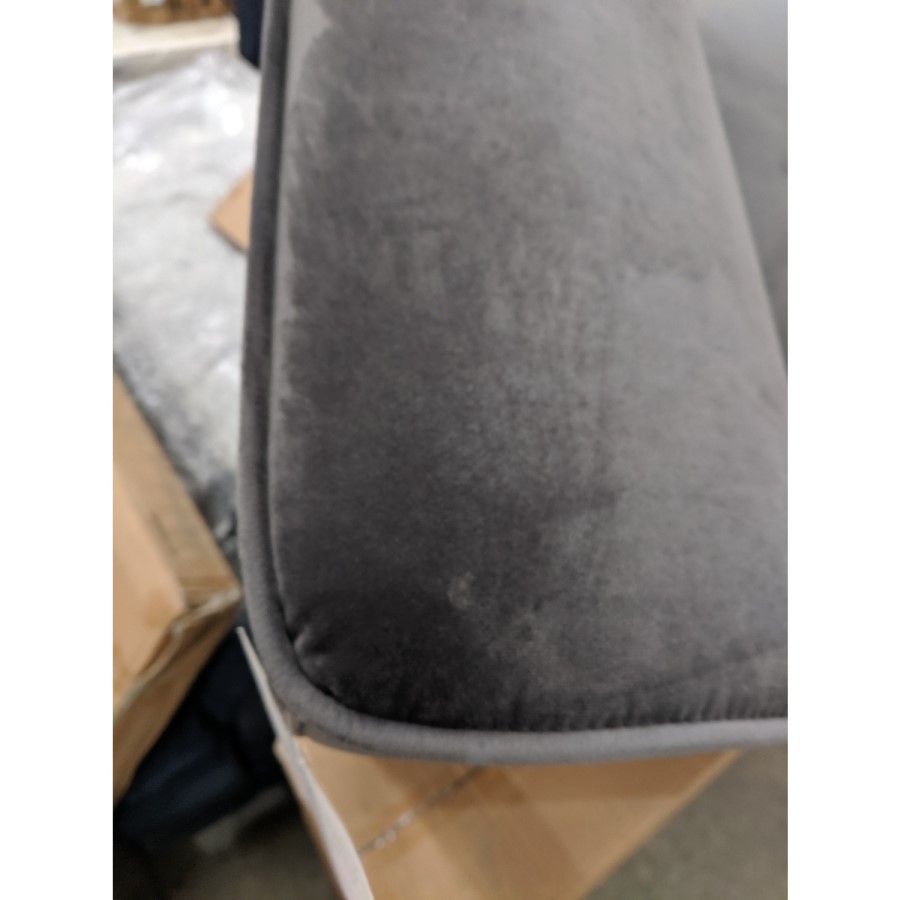 GRADE A2 - Hendrix Grey Velvet Middle Section