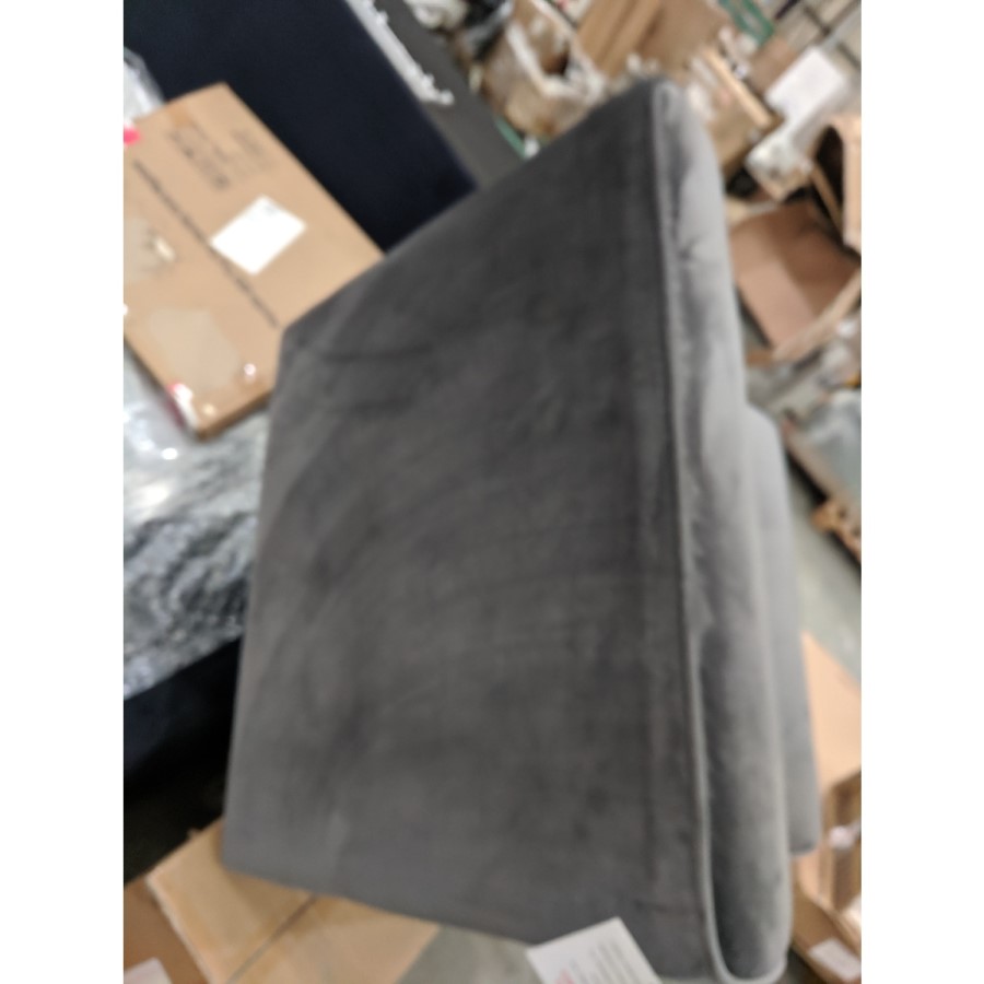 GRADE A2 - Hendrix Grey Velvet Middle Section
