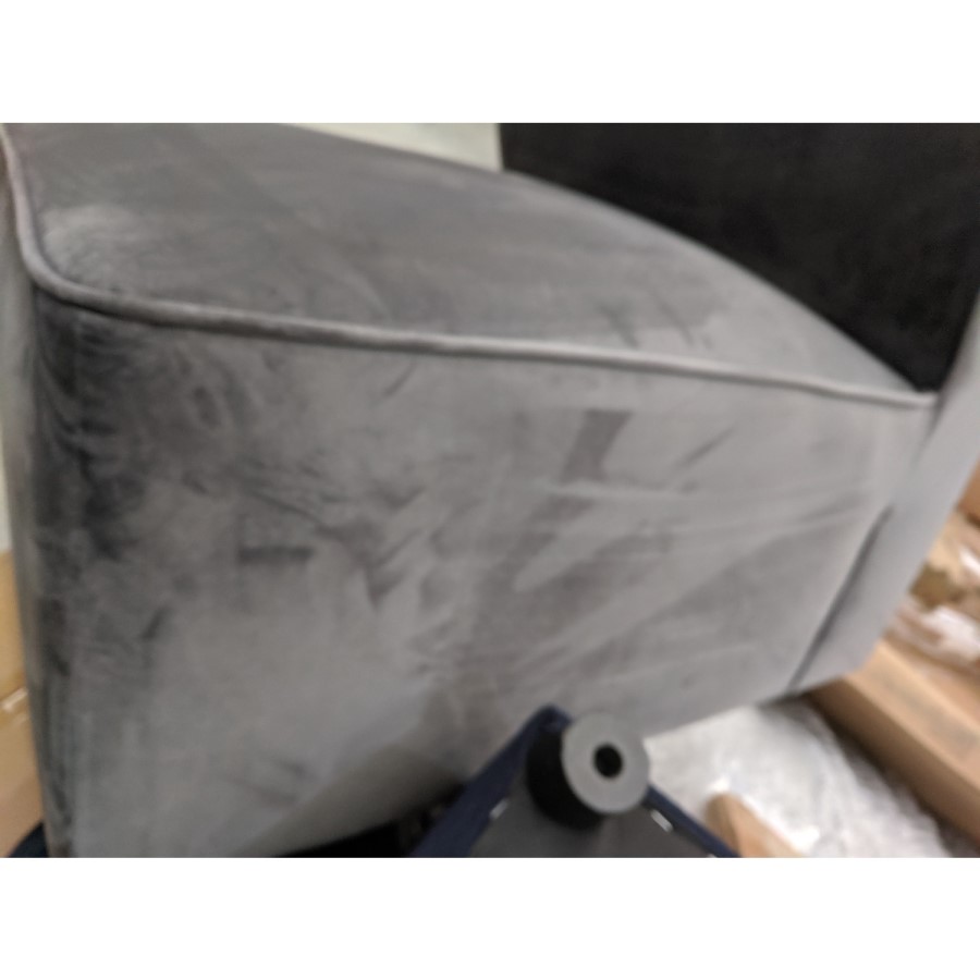 GRADE A2 - Hendrix Grey Velvet Middle Section