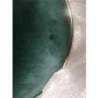 GRADE A2 - Dark Green Velvet Knotted Office Chair - Verity