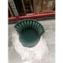 GRADE A2 - Dark Green Velvet Knotted Office Chair - Verity