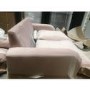 GRADE A2 - Velvet 2 Seater Sofa in Blush Pink - Payton