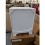GRADE A2 - Grey Mirrored Boho 2 Drawer Bedside Table - Alexis