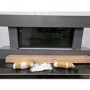 GRADE A2 - Grey Wall Mounted Electric Fireplace Suite with LED Lights - Amberglo