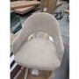 GRADE A2 - Set of 2 Beige Fabric Dining Chairs - Colbie
