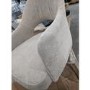 GRADE A2 - Set of 2 Beige Fabric Dining Chairs - Colbie