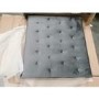 GRADE A2 - Single Day Bed Sofa with Trundle in Dark Grey Velvet - Sacha