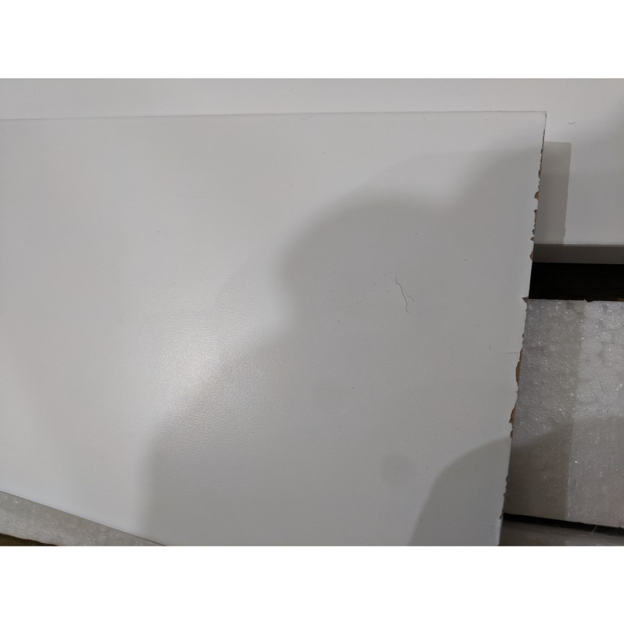 GRADE A2 - Small White Radiator Cover - 78cm - Arlington