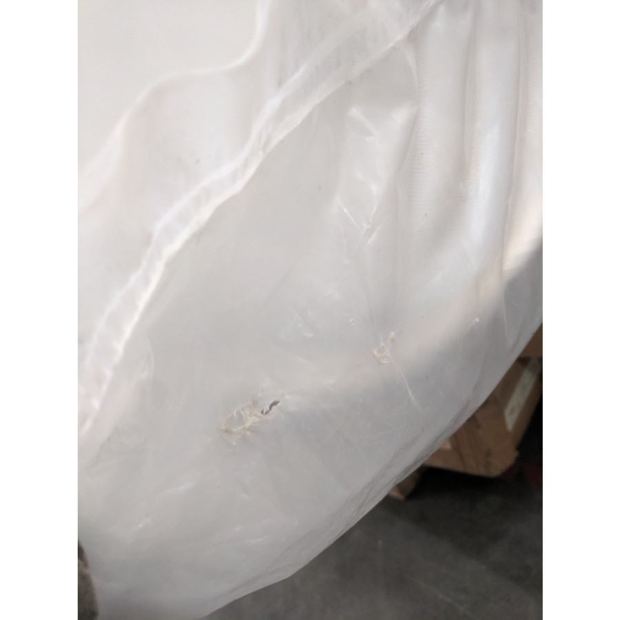 GRADE A2 - Diamond Luxury Quilted Open Coil Spring Mattress - Double