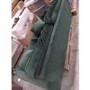 GRADE A2 - Dark Green Velvet 3 Seater Sofa - Payton