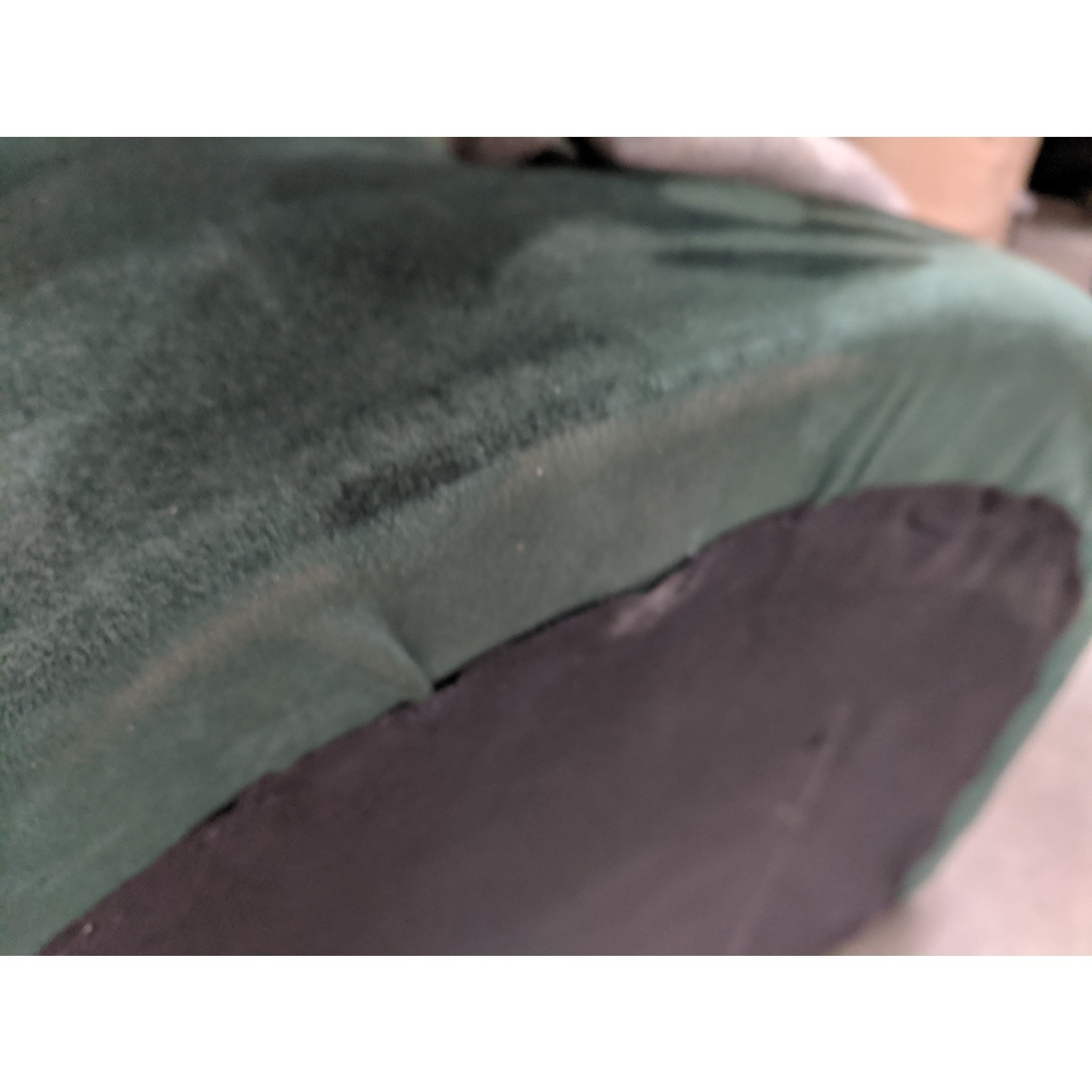 GRADE A2 Green Velvet Office Chair with Gold Base Marley Furniture123