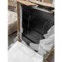 GRADE A2 - Tall Black Painted Chest of 5 Drawers - Georgia