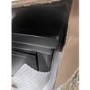 GRADE A2 - Tall Black Painted Chest of 5 Drawers - Georgia