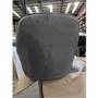 GRADE A2 - Set of 2 Grey Velvet Tub Dining Chairs - Logan