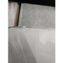 GRADE A2 - Grey 3 Seater L Shaped Sofa in Velvet - Left Hand Facing - Idris