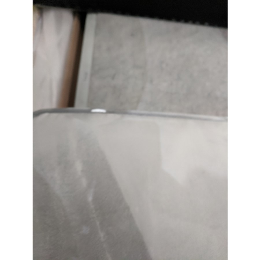 GRADE A2 - Grey 3 Seater L Shaped Sofa in Velvet - Left Hand Facing - Idris